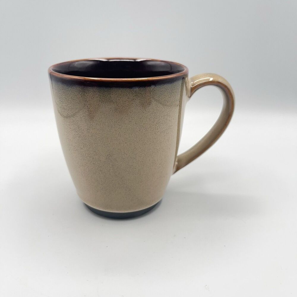 Sango Nova Brown Stoneware 10 oz Coffee Mug Cup 4933